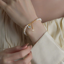 Ins Style Freshwater Pearl Gold Spacer Sweater Chain - Versatile Fashion Necklace