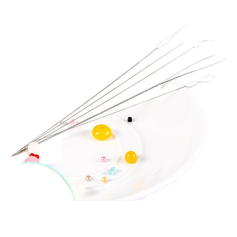 Ultra-Thin Beading Needles | DIY Jewelry Beading Tools for Bracelets/Bracelets/Necklaces - Specialized Open Eye Needles for Beading