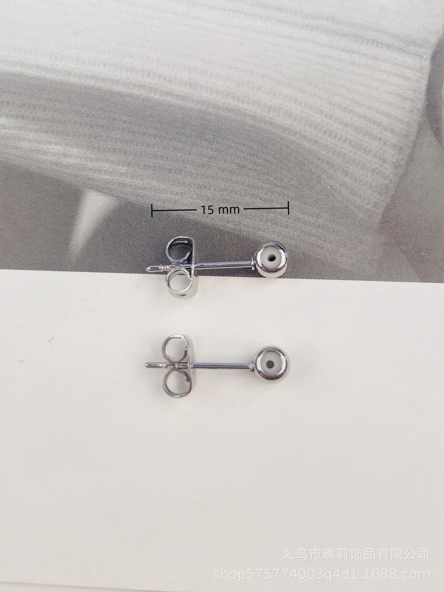 Exquisite Minimalist Silver Stud Earrings - French Style Luxury Versatile Classic Earrings for Women