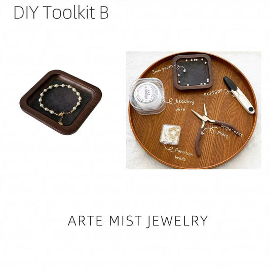 Arte Mist Jewelry DIY Toolkit B Pearl Gold Bracelet
