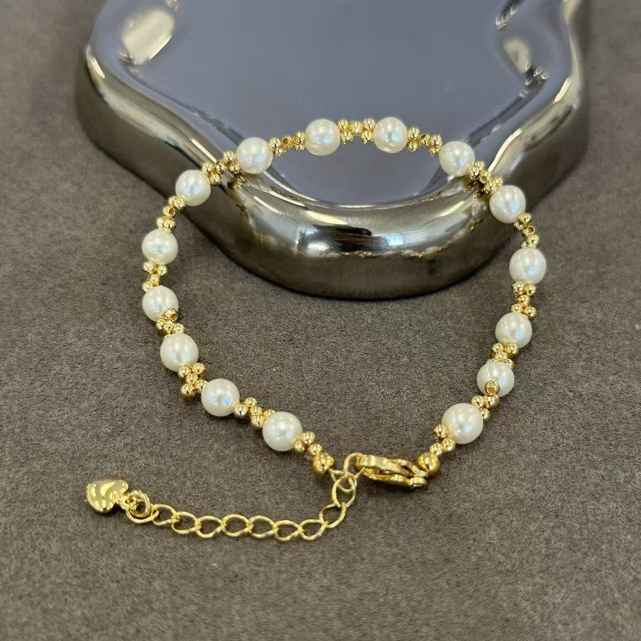 Arte Mist Jewelry DIY Toolkit B Pearl Gold Bracelet