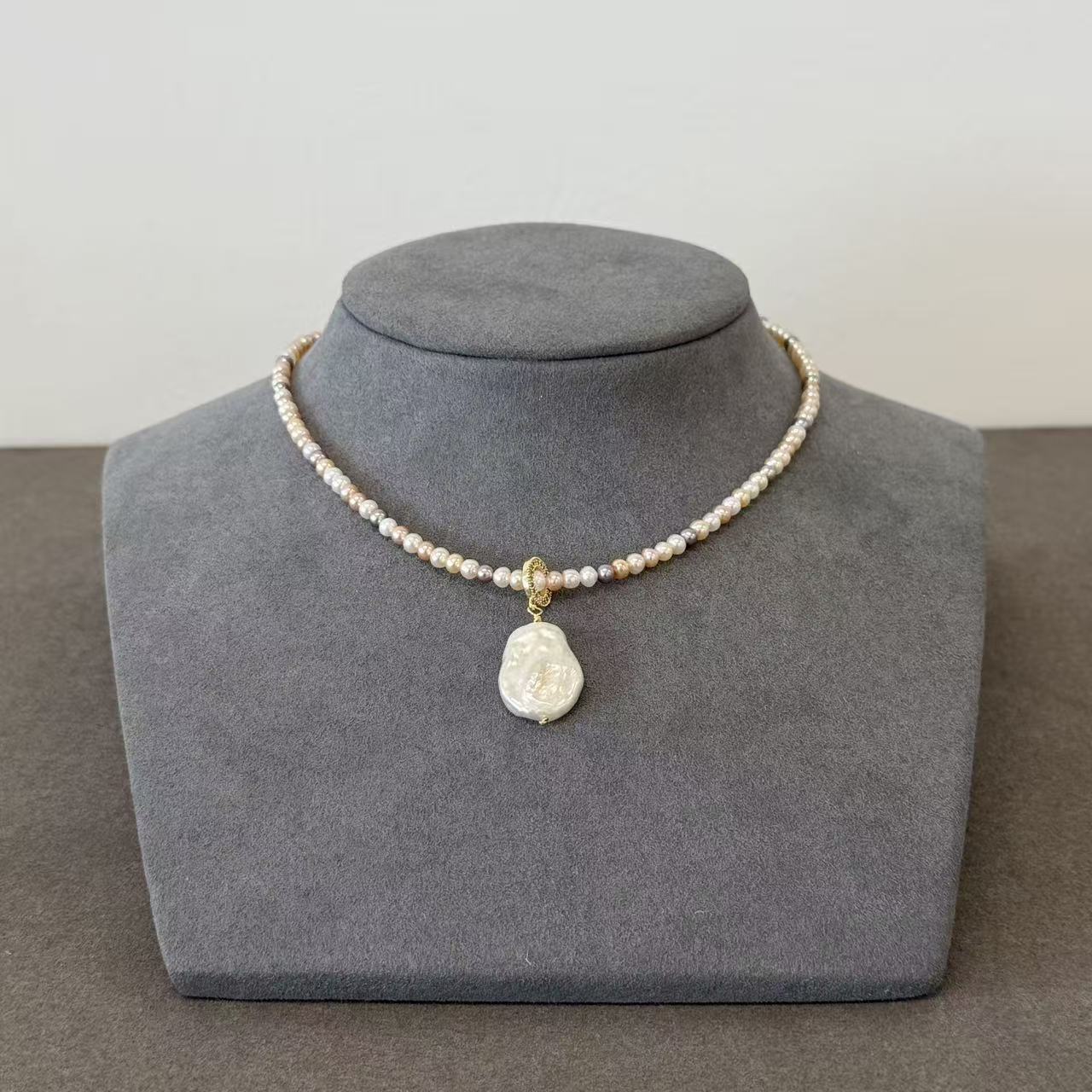 Arte Mist Jewelry Candy pearl Baroque necklace