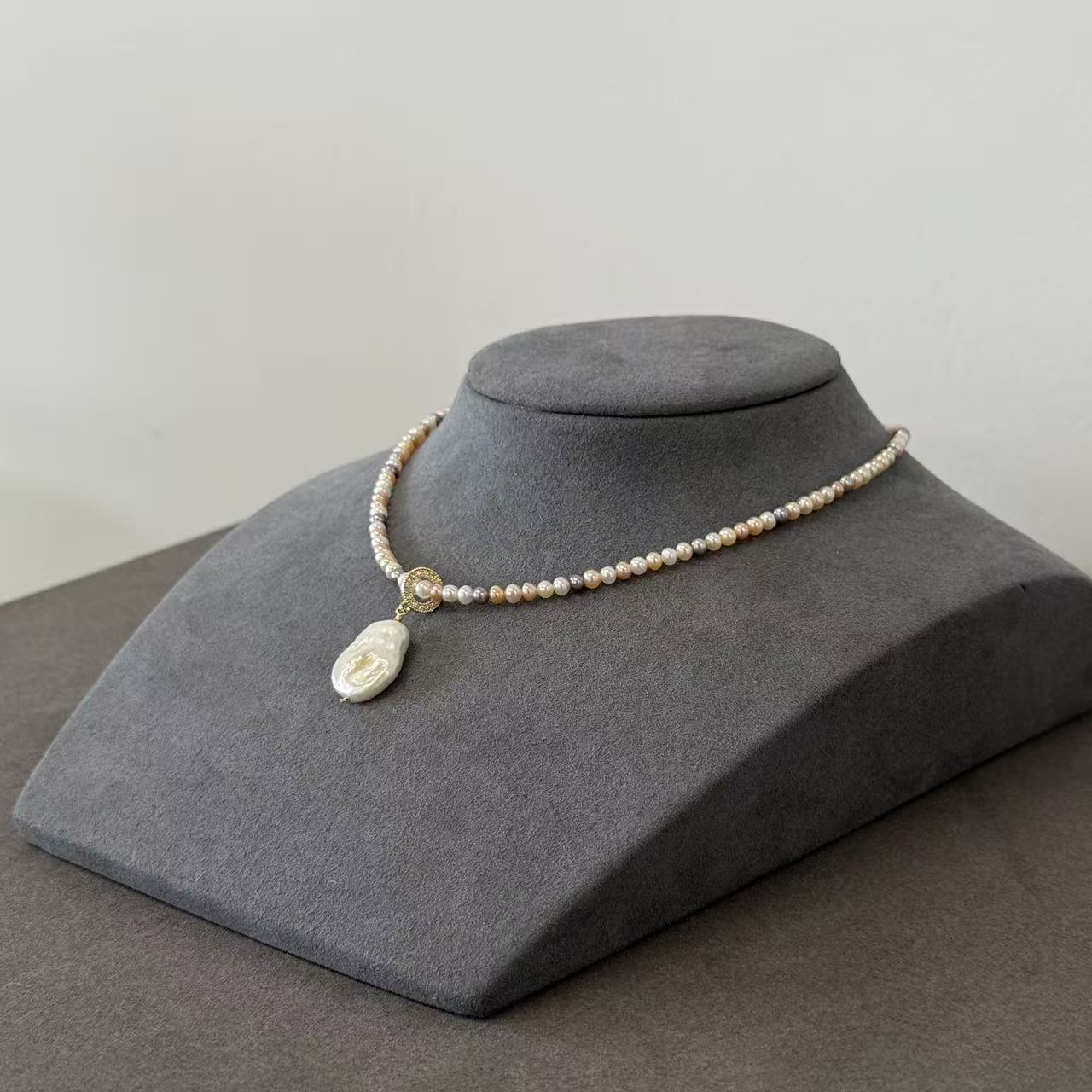 Arte Mist Jewelry Candy pearl Baroque necklace