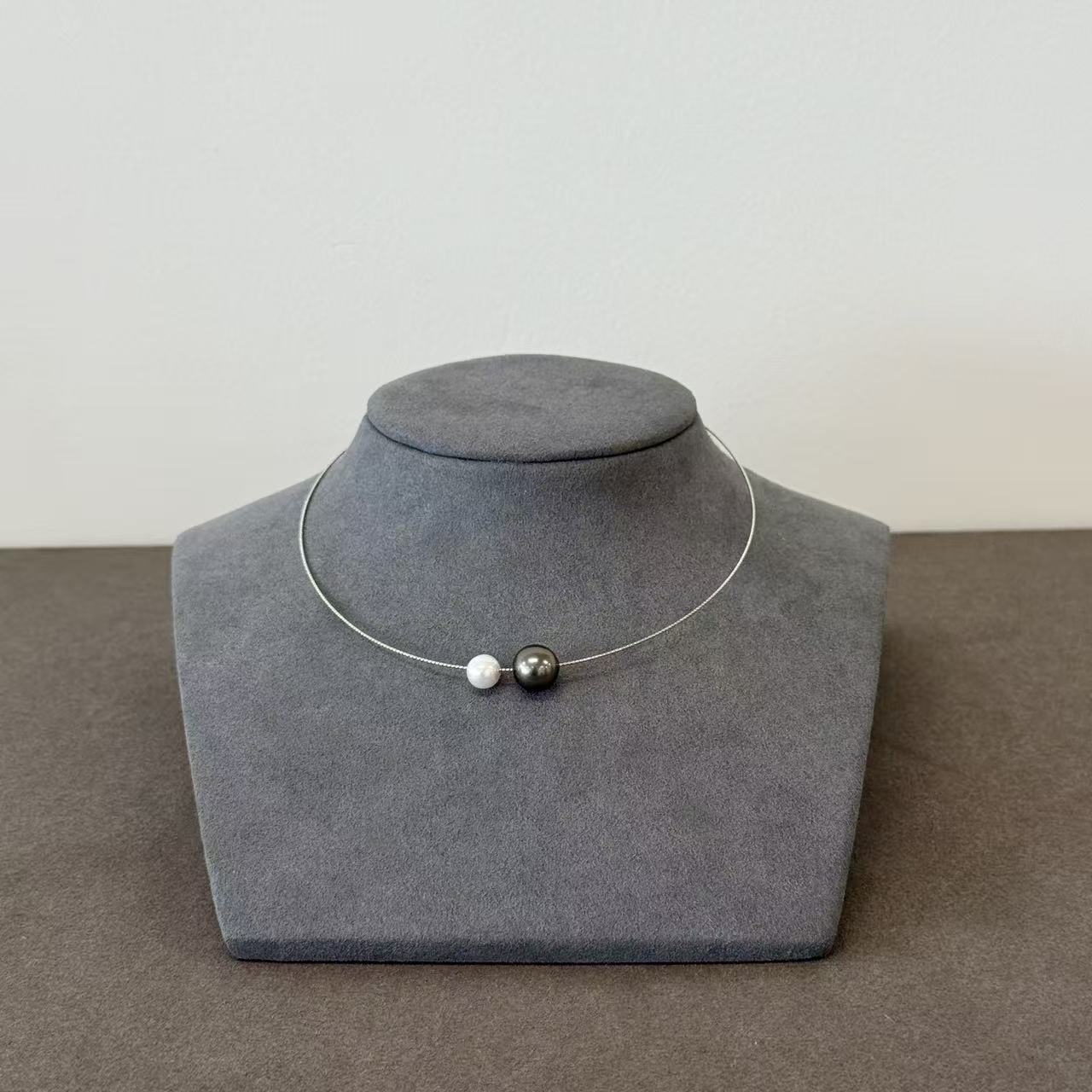 Arte Mist Jewelry Tahiti Black Pearl ak pearl necklace