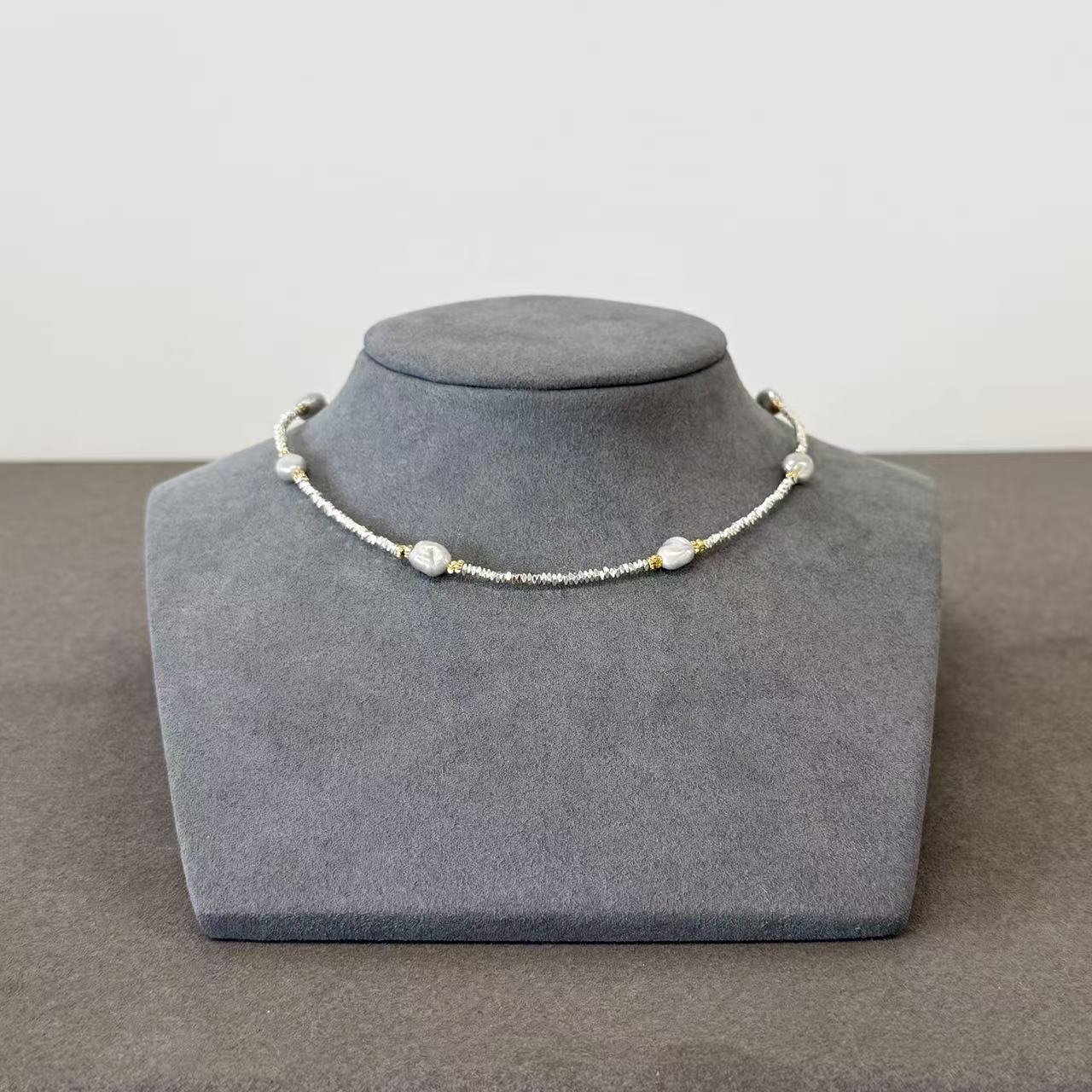 Arte Mist Jewelry Baroque pearl necklace