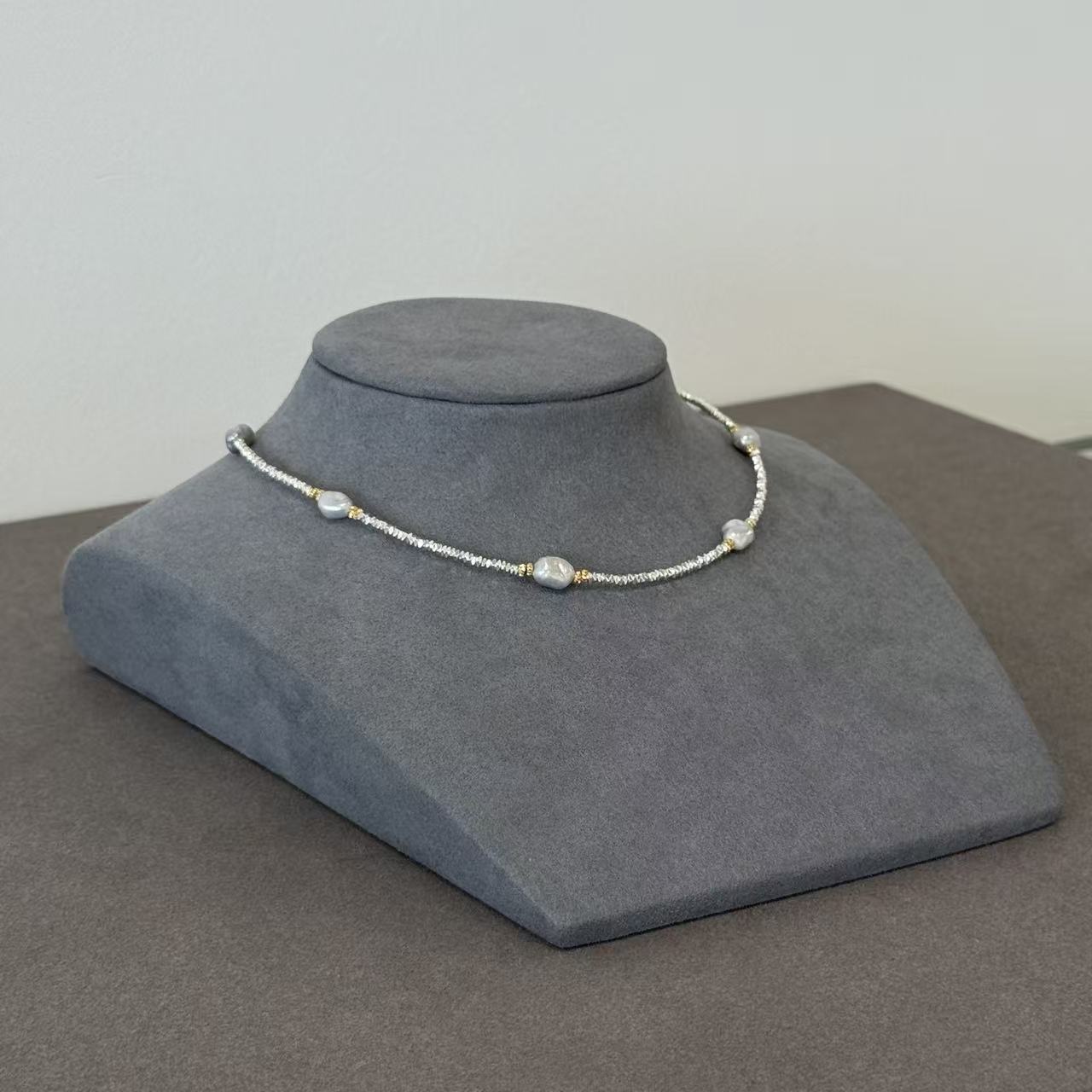 Arte Mist Jewelry Baroque pearl necklace