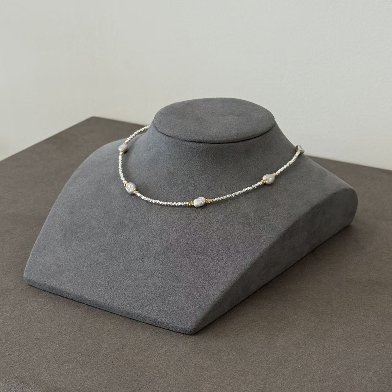 Arte Mist Jewelry Baroque pearl necklace