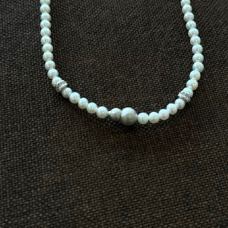 4-5mm freshwater pearl gourd buckle set