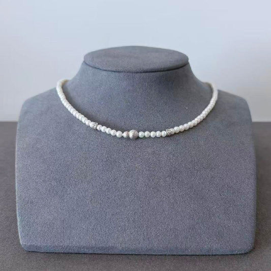 4-5mm freshwater pearl gourd buckle set