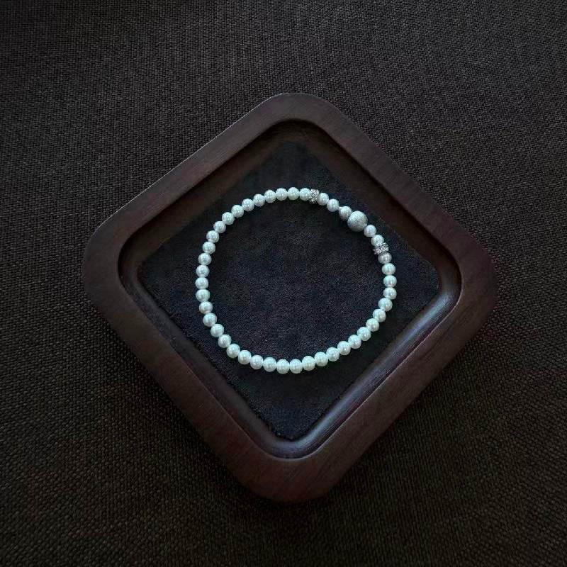 4-5mm freshwater pearl gourd buckle set