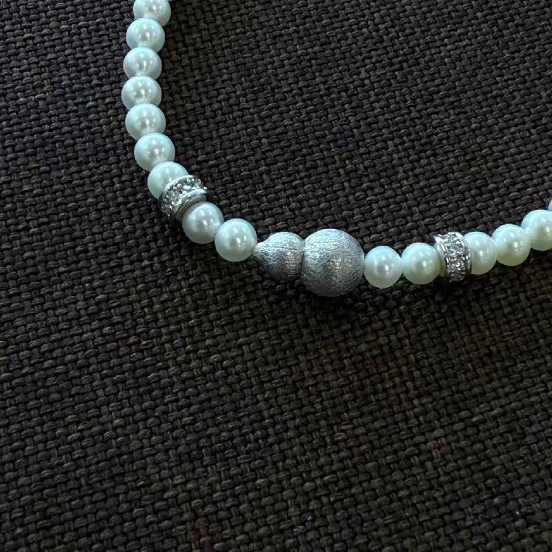 4-5mm freshwater pearl gourd buckle set