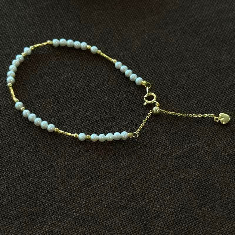 3-4mm natural freshwater baby pearl bracelet
