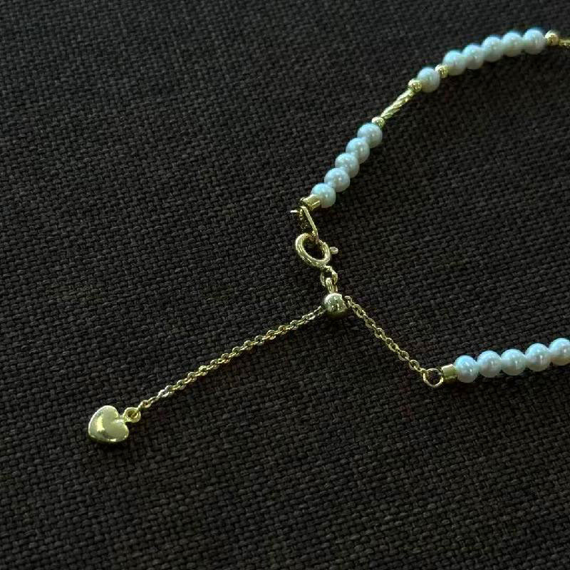 3-4mm natural freshwater baby pearl bracelet
