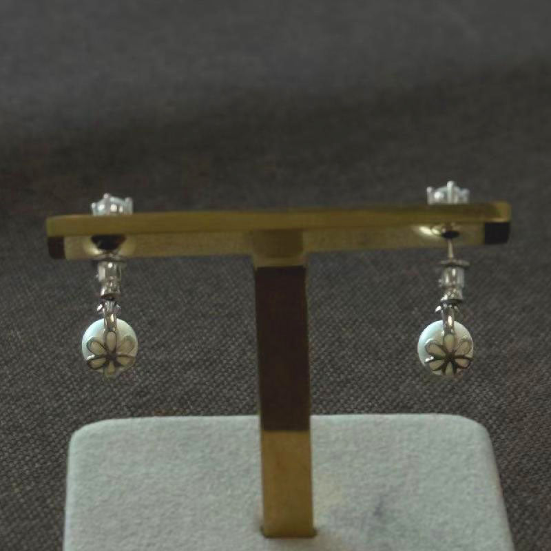 7mm double-pair pearl stud earrings