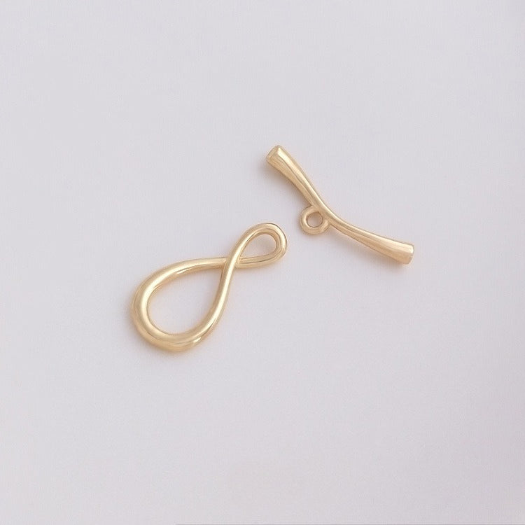 14K Gold Filled Infinity OT Toggle Clasps