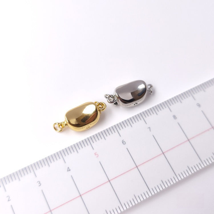 Tarnish-Resistant 18K Gold Plated White Gold Pearl Necklace Clasps | DIY Choker Jewelry Findings (T-Bar/Tongue/Buckle Style)