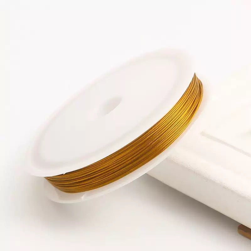 Steel wire through bead wire