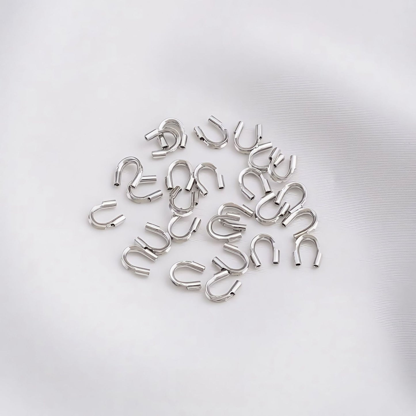 14K Gold Plated Positioning Tube End Clasps | Wholesale DIY Jewelry Findings for Necklaces/Bracelets - Crushable Beads