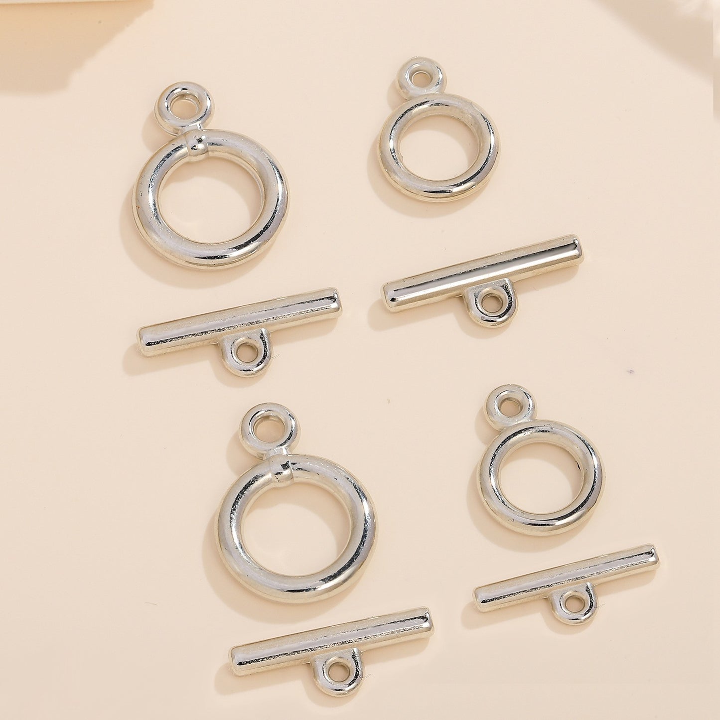 Multi-Size OT Clasp | Polished Jewelry End Clasp for Pearl Necklaces Bracelets | DIY Jewelry Findings Wholesale