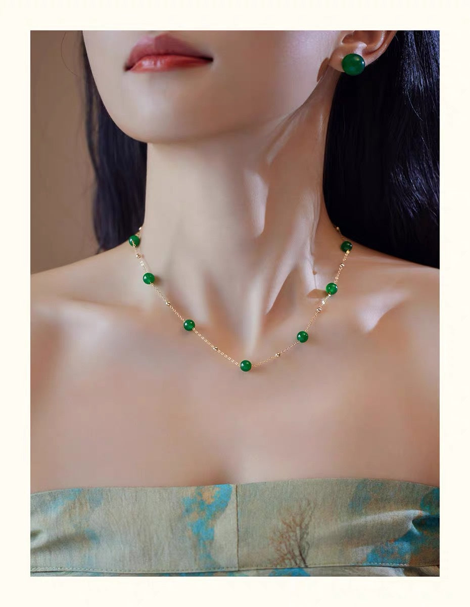 Natural Freshwater Pearl Starry Sky Necklace - Small - Batch Fashionable Collarbone Chain