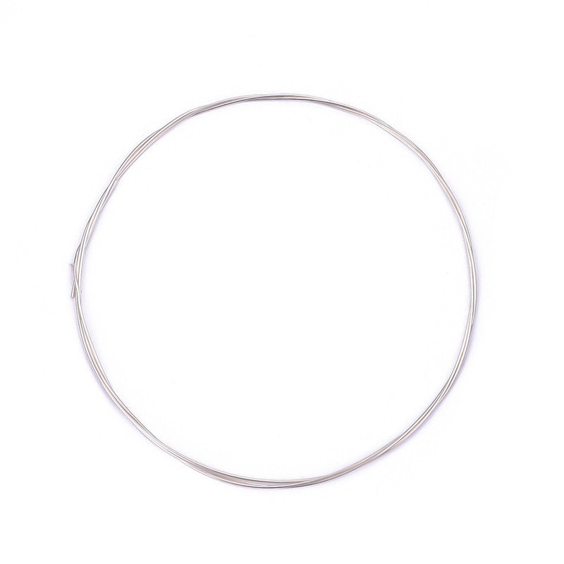 925 Sterling Silver Beading Wire - Versatile DIY Craft Wire for Bracelet Necklace Jewelry Supplies