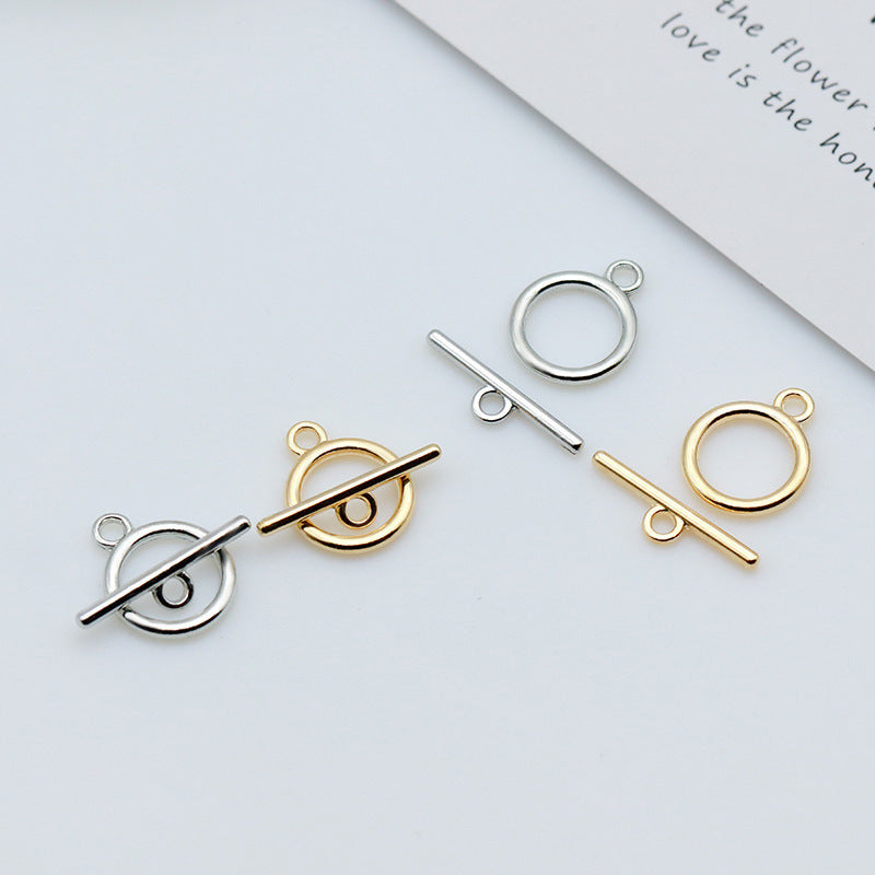 Multi-Size OT Clasp | Polished Jewelry End Clasp for Pearl Necklaces Bracelets | DIY Jewelry Findings Wholesale