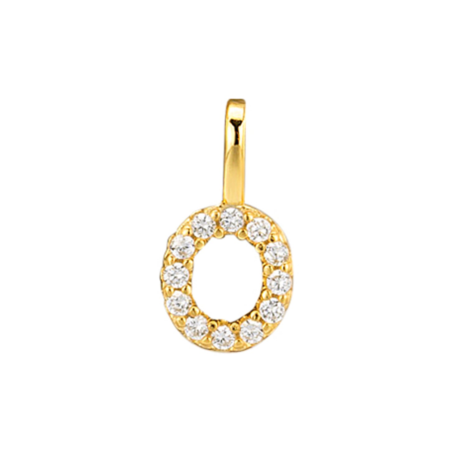 S925 Sterling Silver Custom Name Letter Pendants | Full Zircon Initial Necklaces