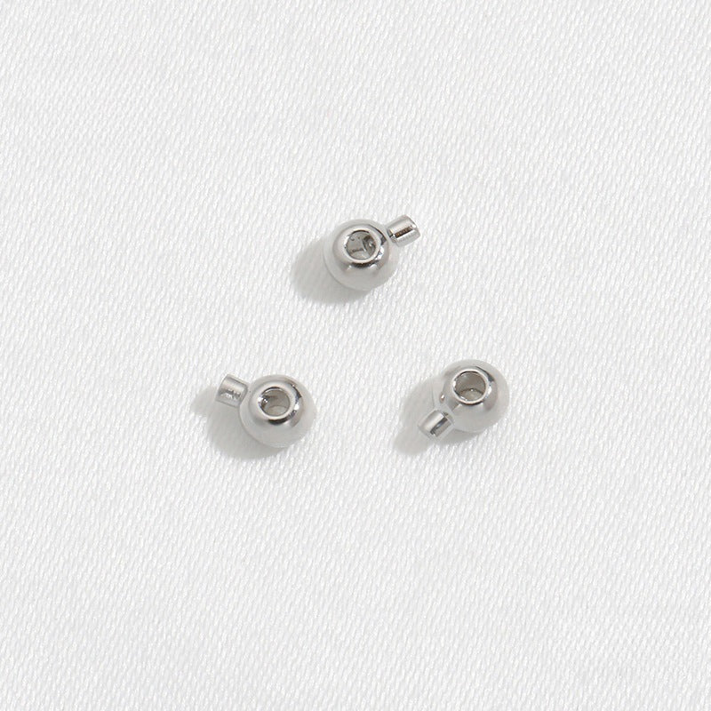 14K Gold Plated Positioning Tube End Clasps | Wholesale DIY Jewelry Findings for Necklaces/Bracelets - Crushable Beads