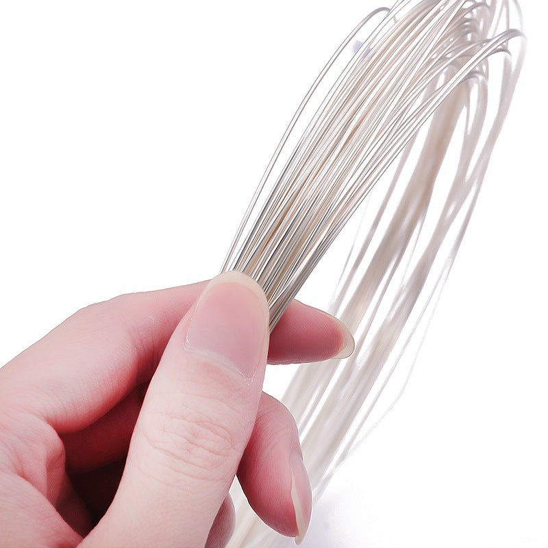 925 Sterling Silver Beading Wire - Versatile DIY Craft Wire for Bracelet Necklace Jewelry Supplies