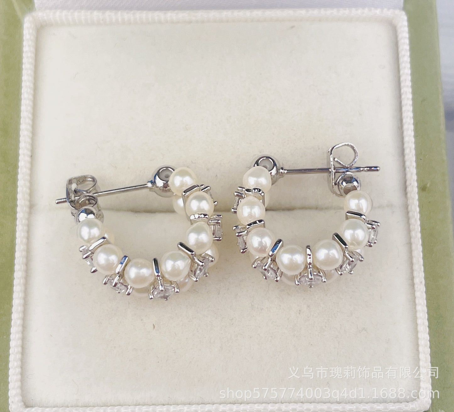 Exquisite Minimalist Silver Stud Earrings - French Style Luxury Versatile Classic Earrings for Women