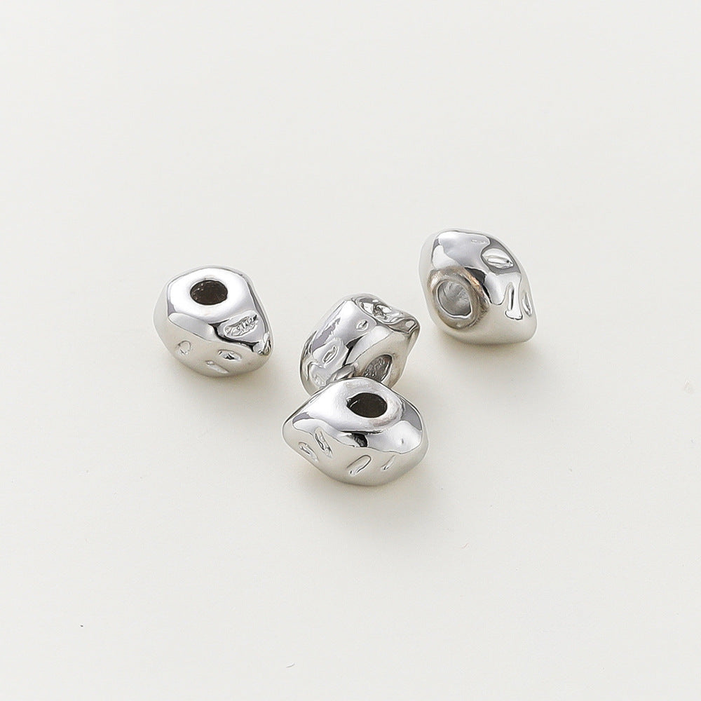 18K Gold Plated Irregular Spacer Beads