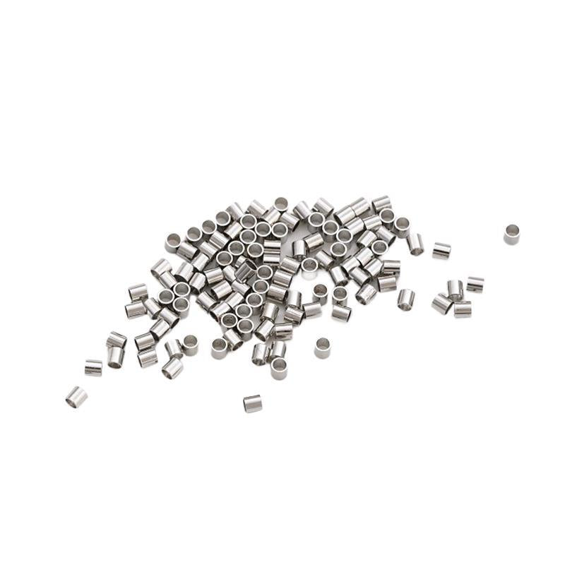 14K gold-wrapped DIY accessories, color-preserving positioning tube, positioning beads, manual fixing, steel wire, fishing line, bracelet, necklace, ending buckle.