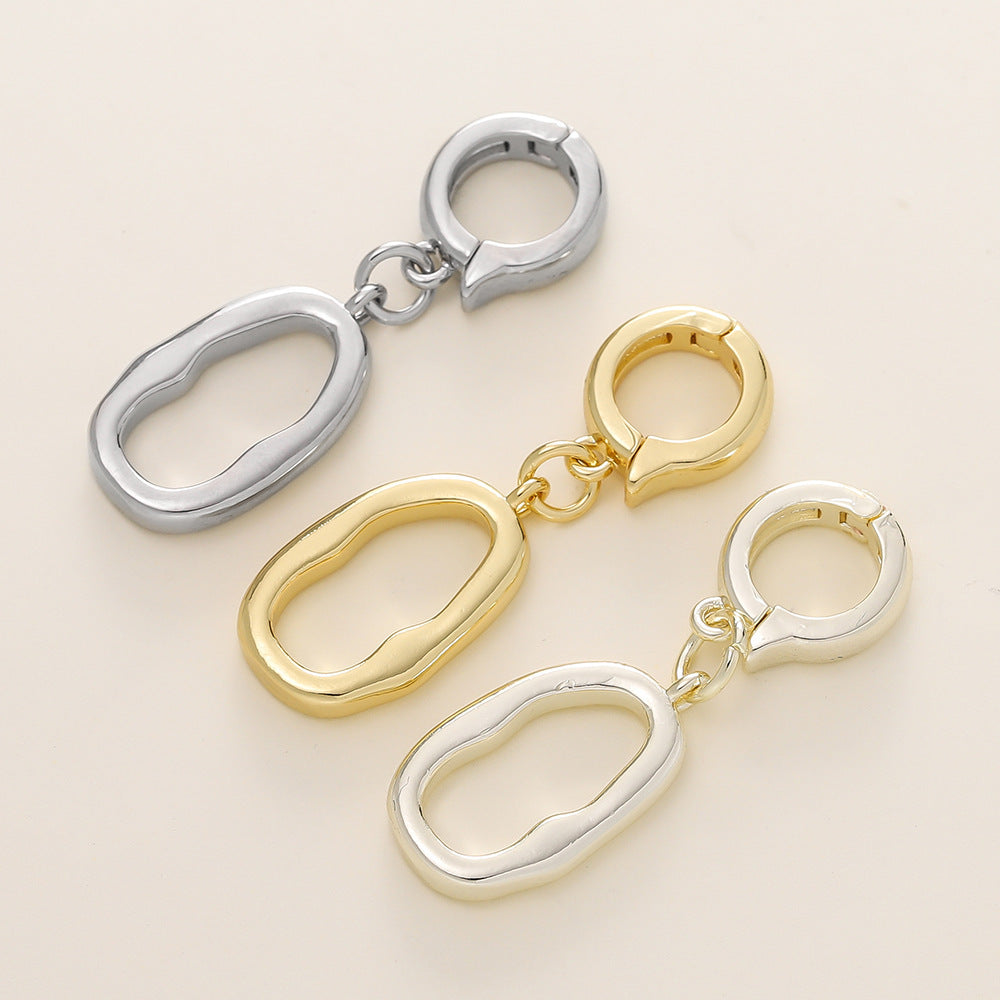 18K Real Gold Plated Universal Necklace Clasps