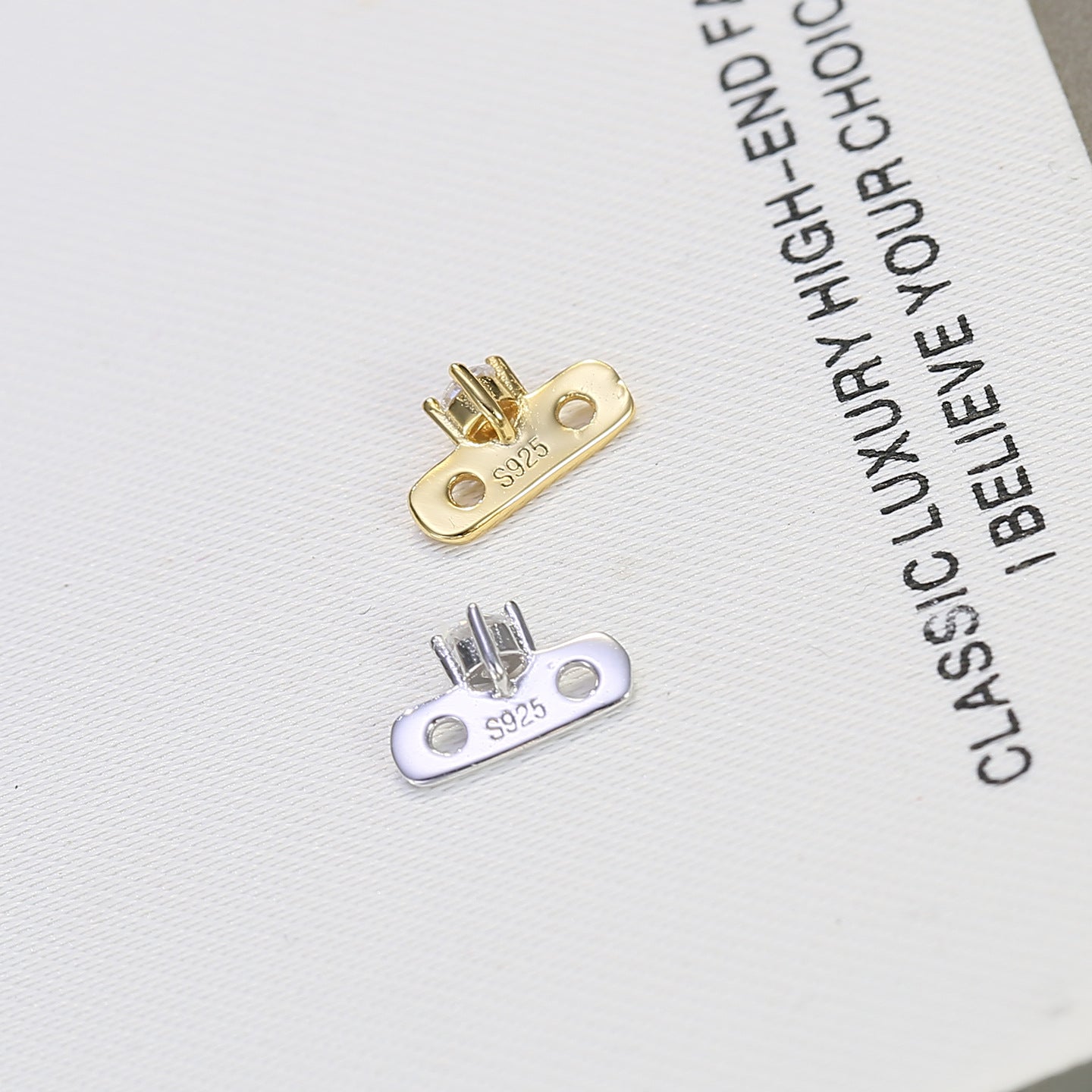 S925 Sterling Silver Double-Row Jewelry Clasps & 3-4mm Spacers - DIY Pearl Beading Findings