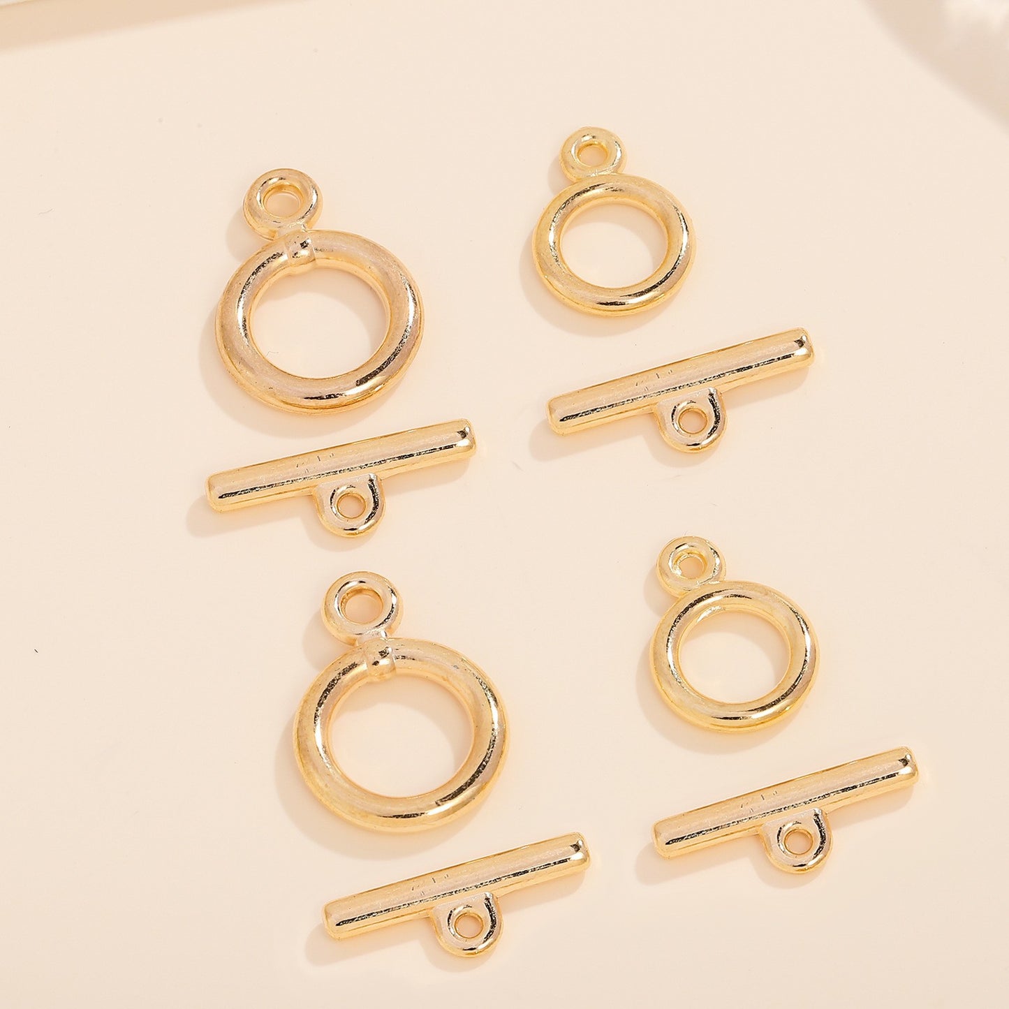 Multi-Size OT Clasp | Polished Jewelry End Clasp for Pearl Necklaces Bracelets | DIY Jewelry Findings Wholesale