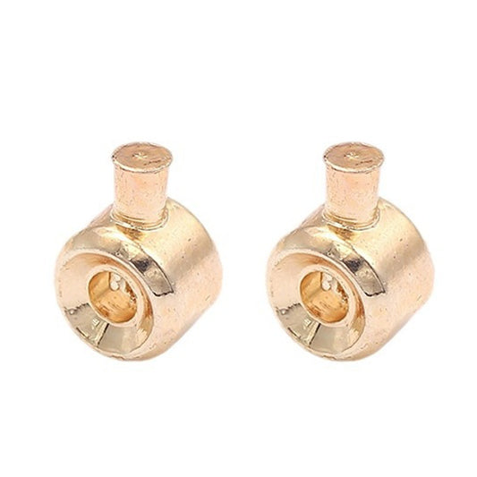 14K copper-plated real gold end positioning beads