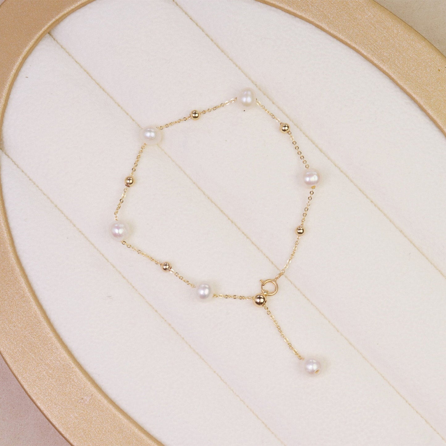 Dainty Beaded Bracelet for Women - Minimalist Luxury Best Friend Jewelry Trendy Office Accessories