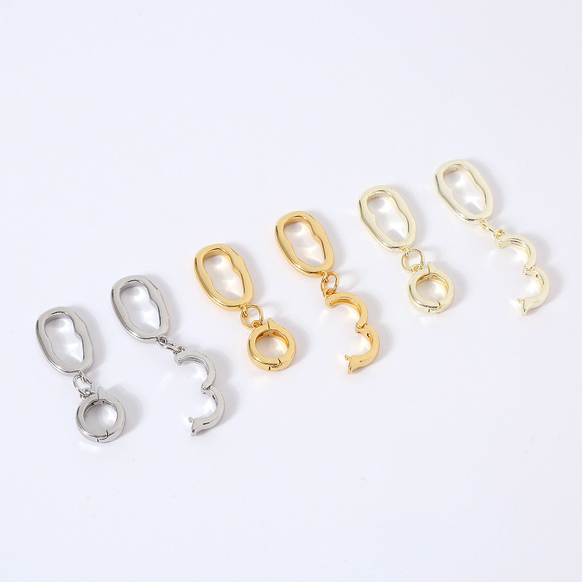 18K Real Gold Plated Universal Necklace Clasps