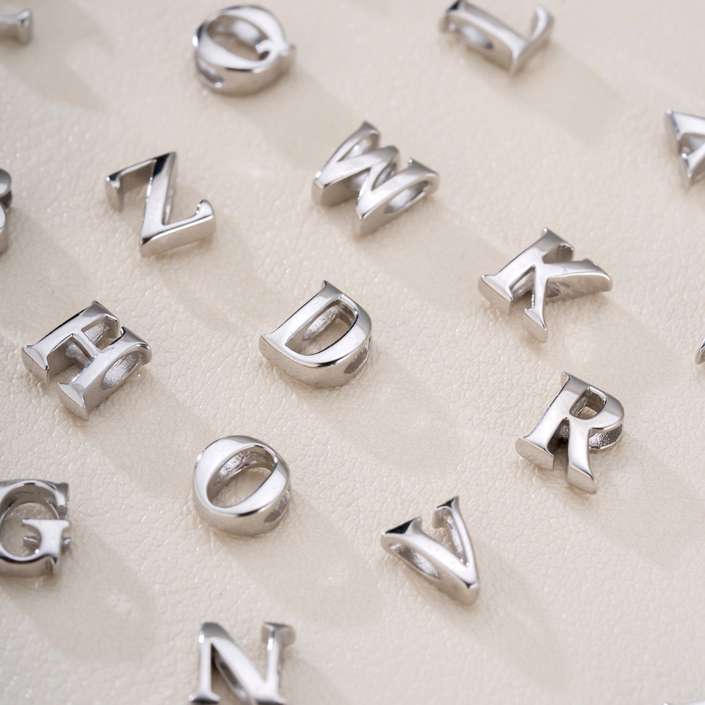 S925 Sterling Silver Hollow 26-Letter Pendants | DIY Personalized Name Chokers - Trendy European & American Jewelry