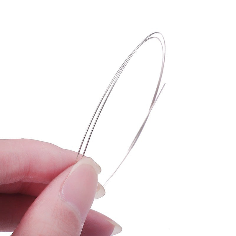 925 Sterling Silver Beading Wire - Versatile DIY Craft Wire for Bracelet Necklace Jewelry Supplies