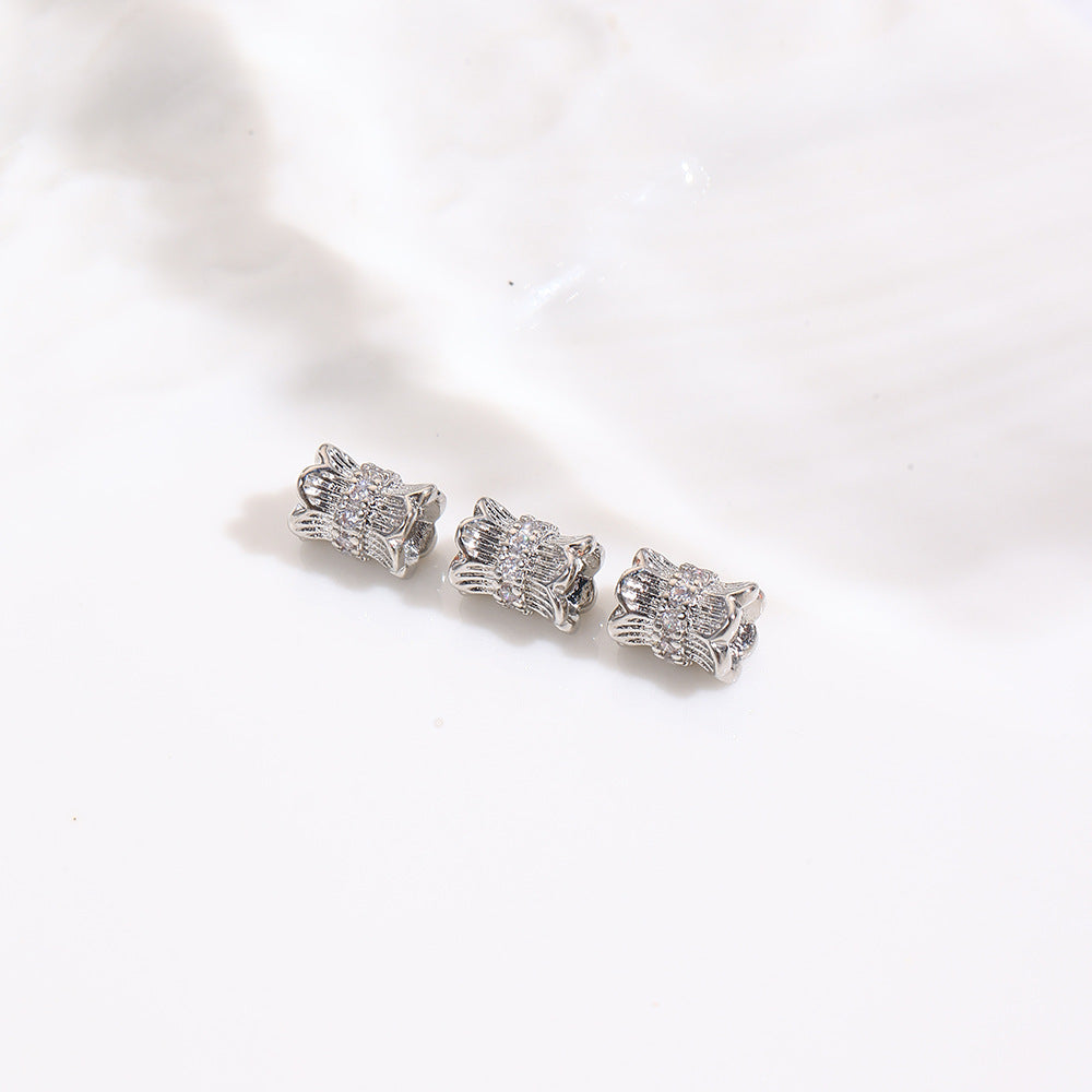 Tarnish-Resistant 18K Gold Plated Copper Spacer Beads | DIY Loose Beads for Bracelets/Necklaces - Crystal Pearl Jewelry Findings