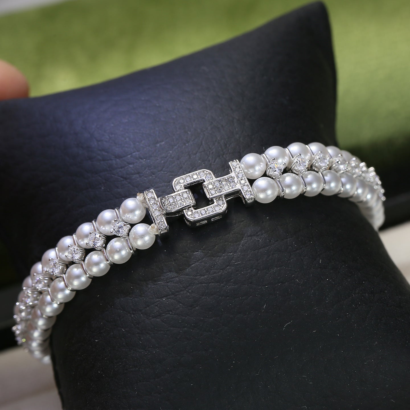 S925 Sterling Silver Double-Row Jewelry Clasps & 3-4mm Spacers - DIY Pearl Beading Findings