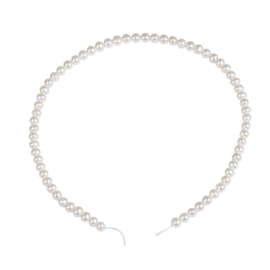 Zhuji Freshwater Pearl Beads for DIY Necklace - Near Round Almost Flawless Jewelry Making Supplies