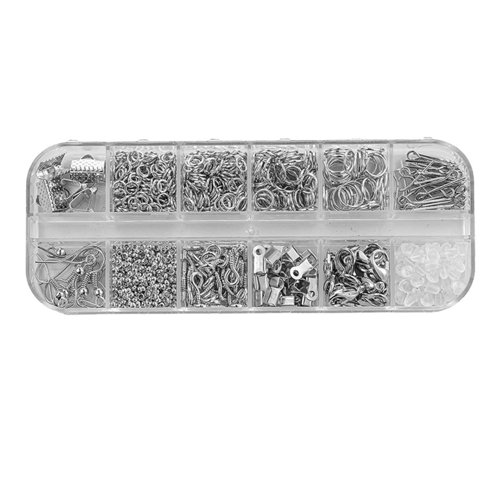 Open ring lobster clasp elastic jewelry tool material kit