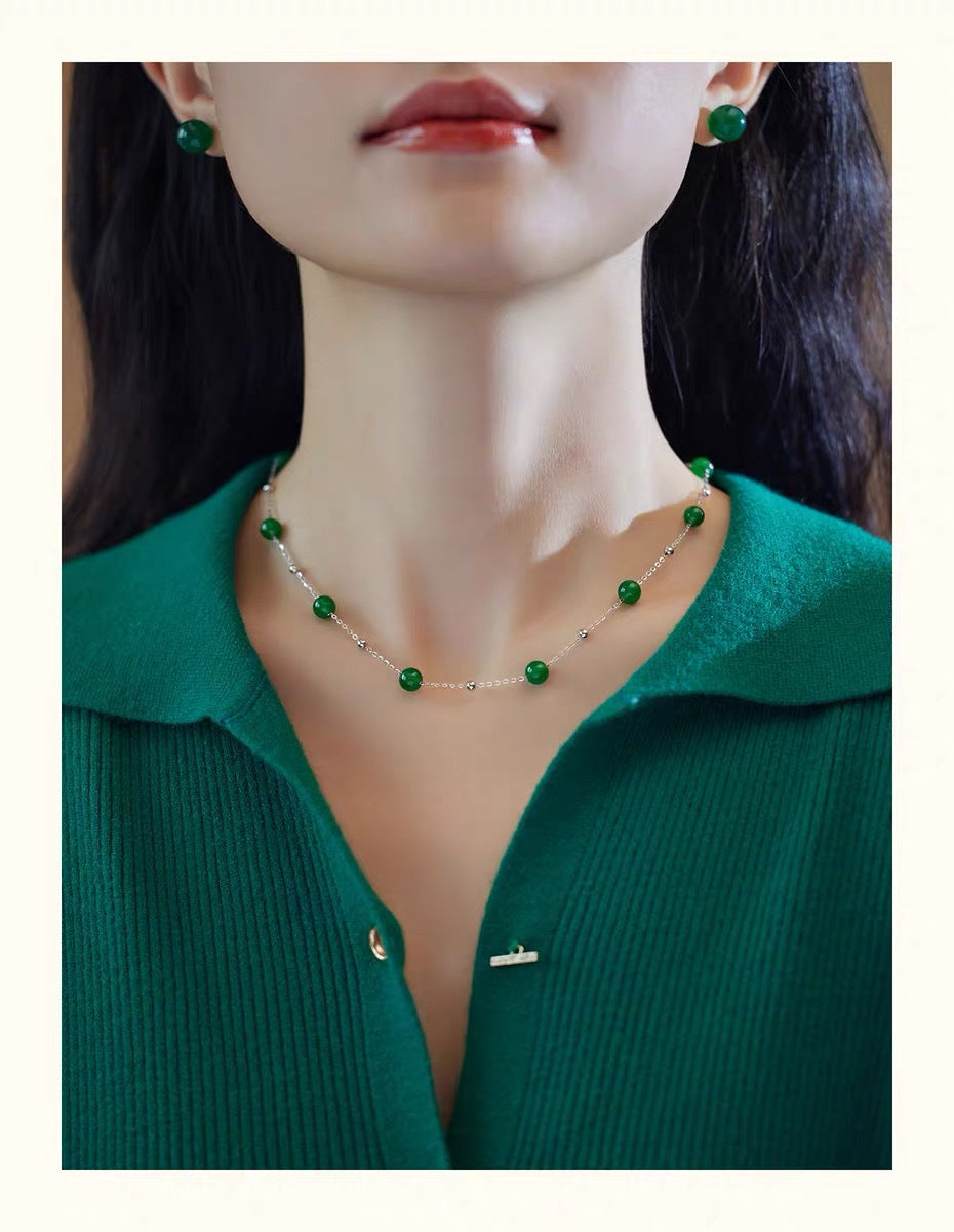 Natural Freshwater Pearl Starry Sky Necklace - Small - Batch Fashionable Collarbone Chain