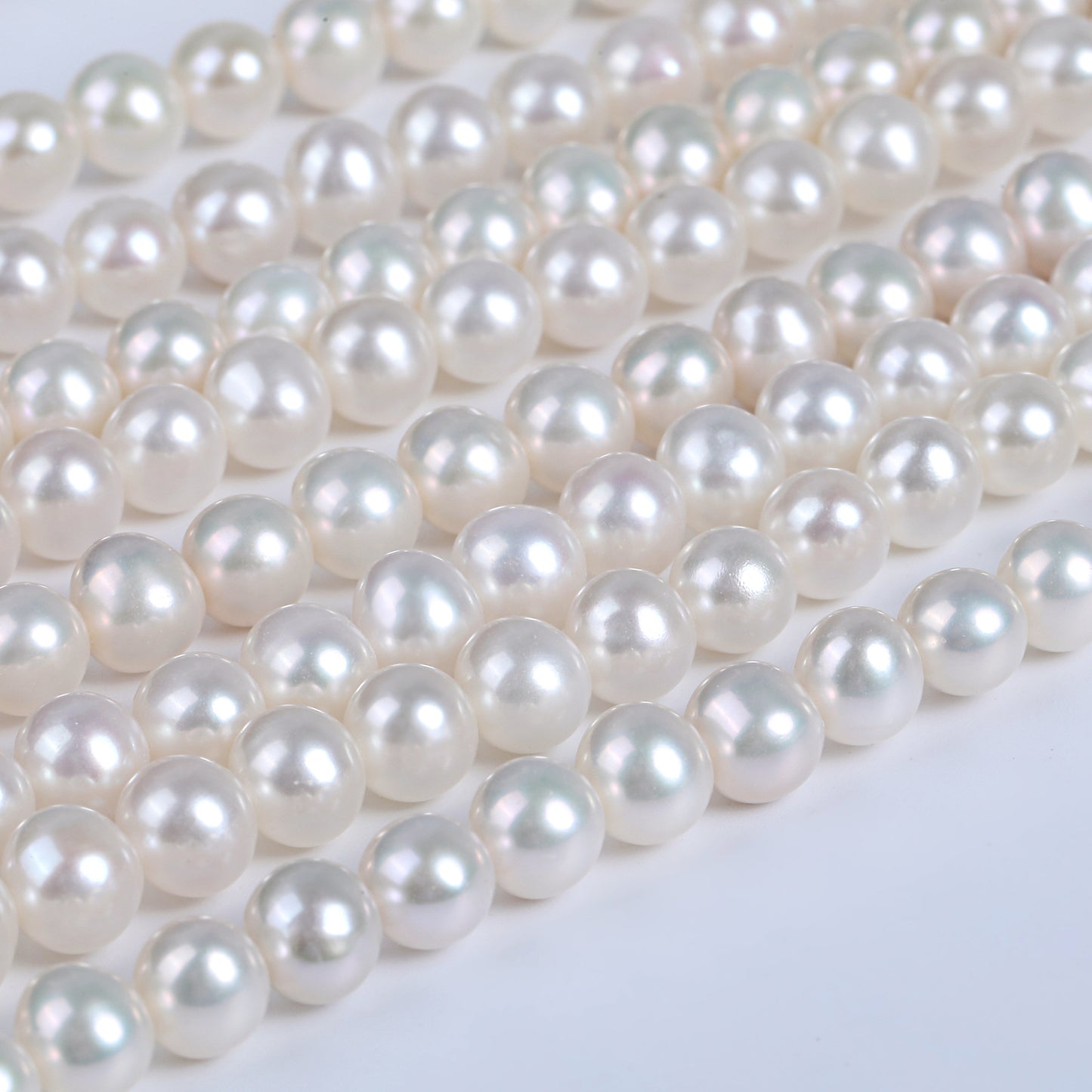 Zhuji Freshwater Pearl Beads for DIY Necklace - Near Round Almost Flawless Jewelry Making Supplies